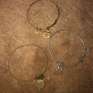 Set of 3 Alex and Ani bracelets